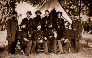 General Jefferson C. Davis and Staff